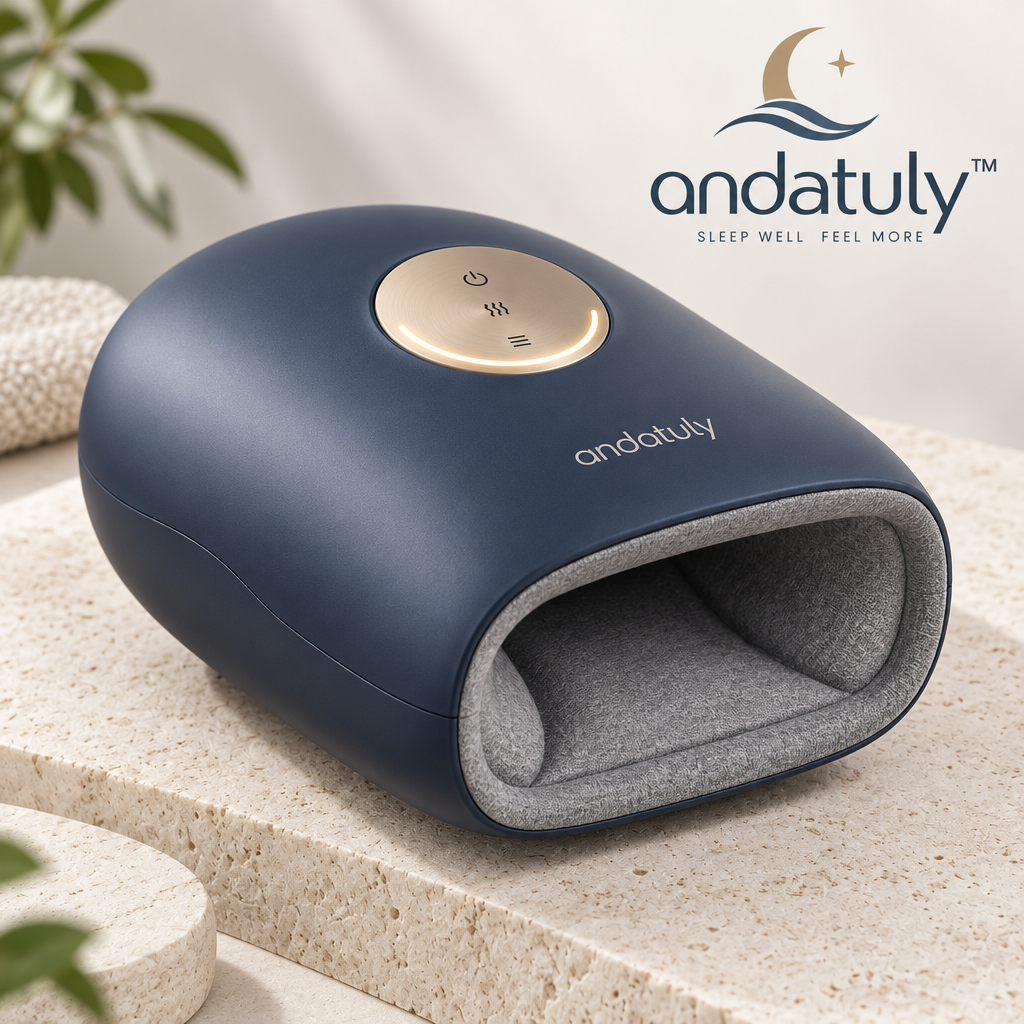 andatuly™ PalmEase Cordless Heated Acupressure Hand Massager