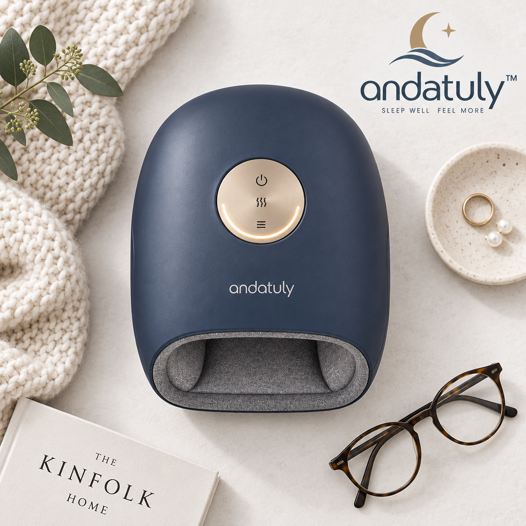 andatuly™ PalmEase Cordless Heated Acupressure Hand Massager