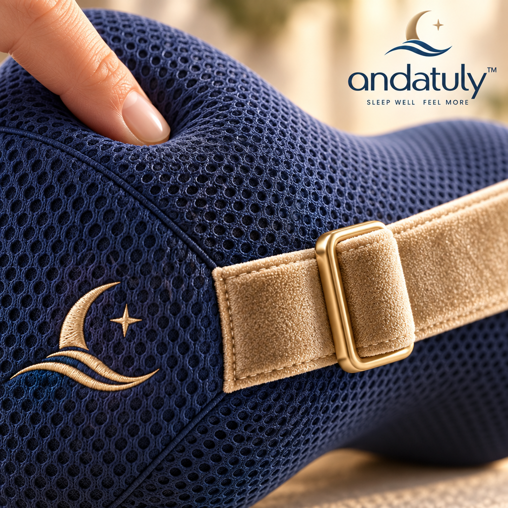 andatuly™ AlignRest Ergonomic Side-Sleeper Knee & Leg Support Pillow