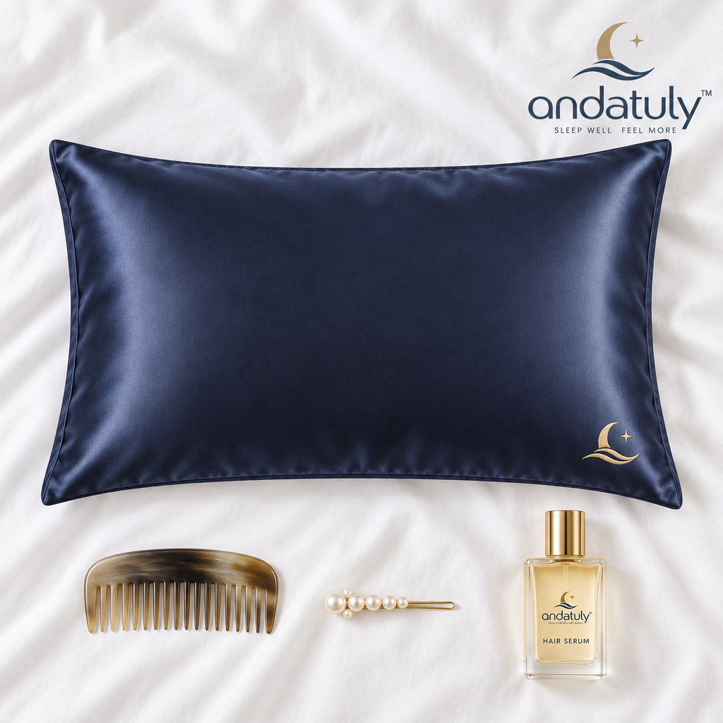 andatuly™ DreamSilk 100% Mulberry Silk Envelope Pillowcase Pair